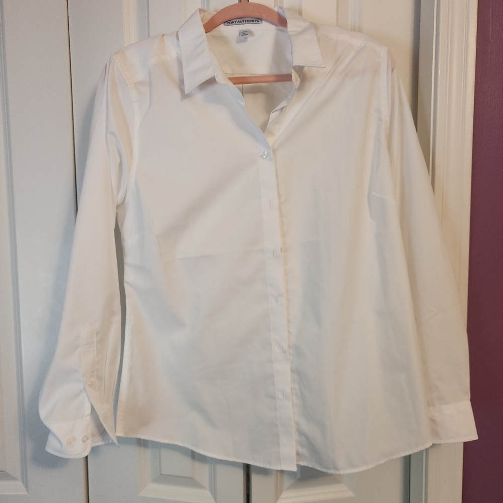 NWOT Port Authority Women's White Shirt